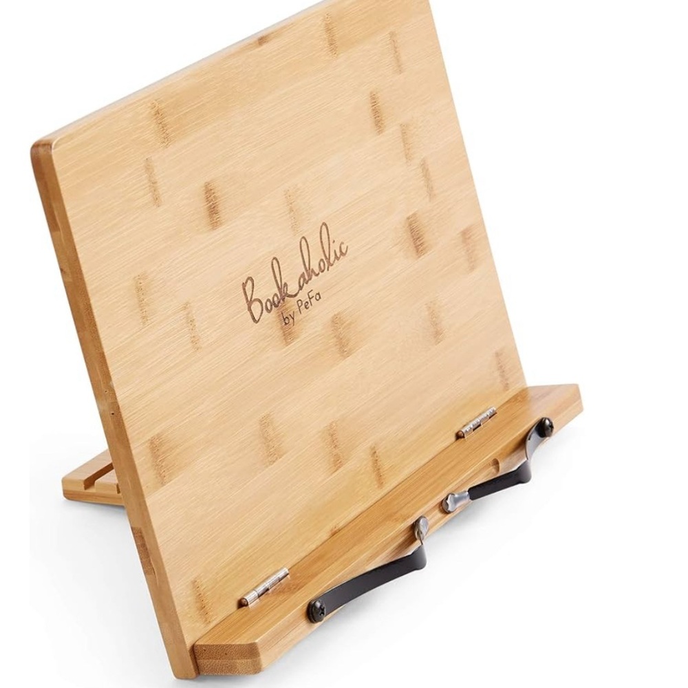 Bookaholic Bamboo Bookstand